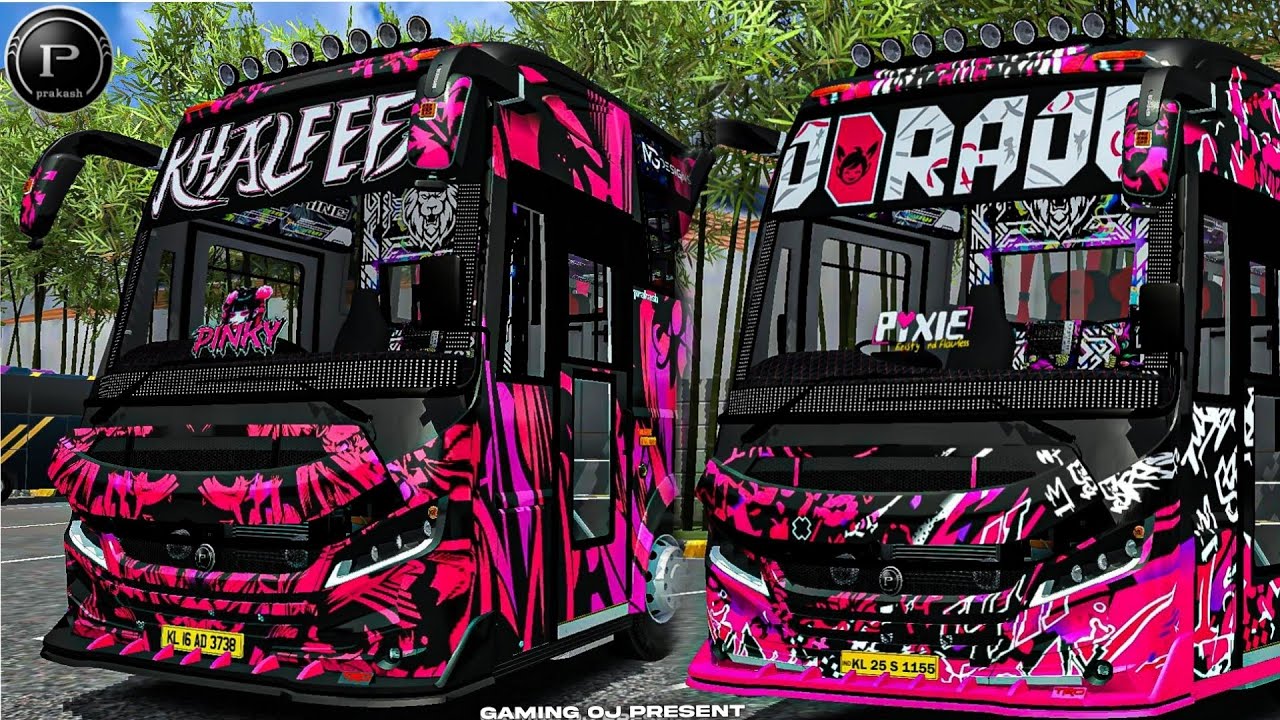 🛑 DORADO PIXIE &times; KHALEEFA PINKY - ZedAstra Bus Mod For Bus Simulator Indonesia