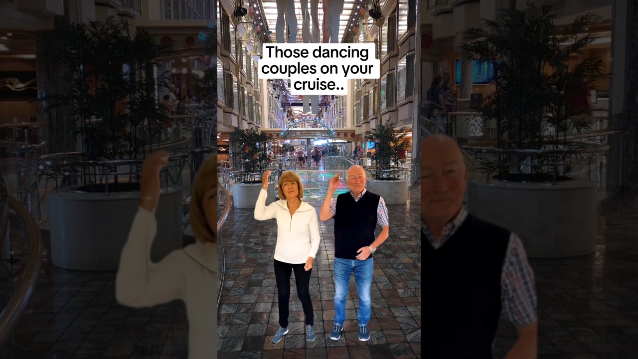 There's ALWAYS that one older couple who can really dance! 😂🚢 #cruisememe #cruisedance #dancecruise