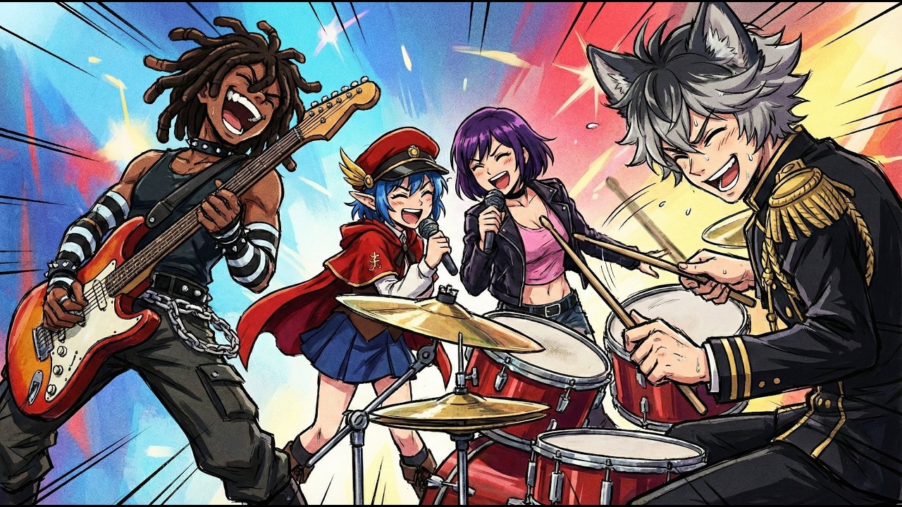 Leaflit is the AMERICAN AMELIA in Gwenerverse's AI music video! 🔊