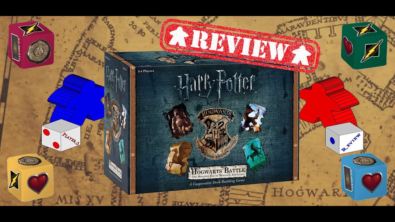 Review of Monster Box of Monsters expansion, for Harry Potter Hogwarts Battle