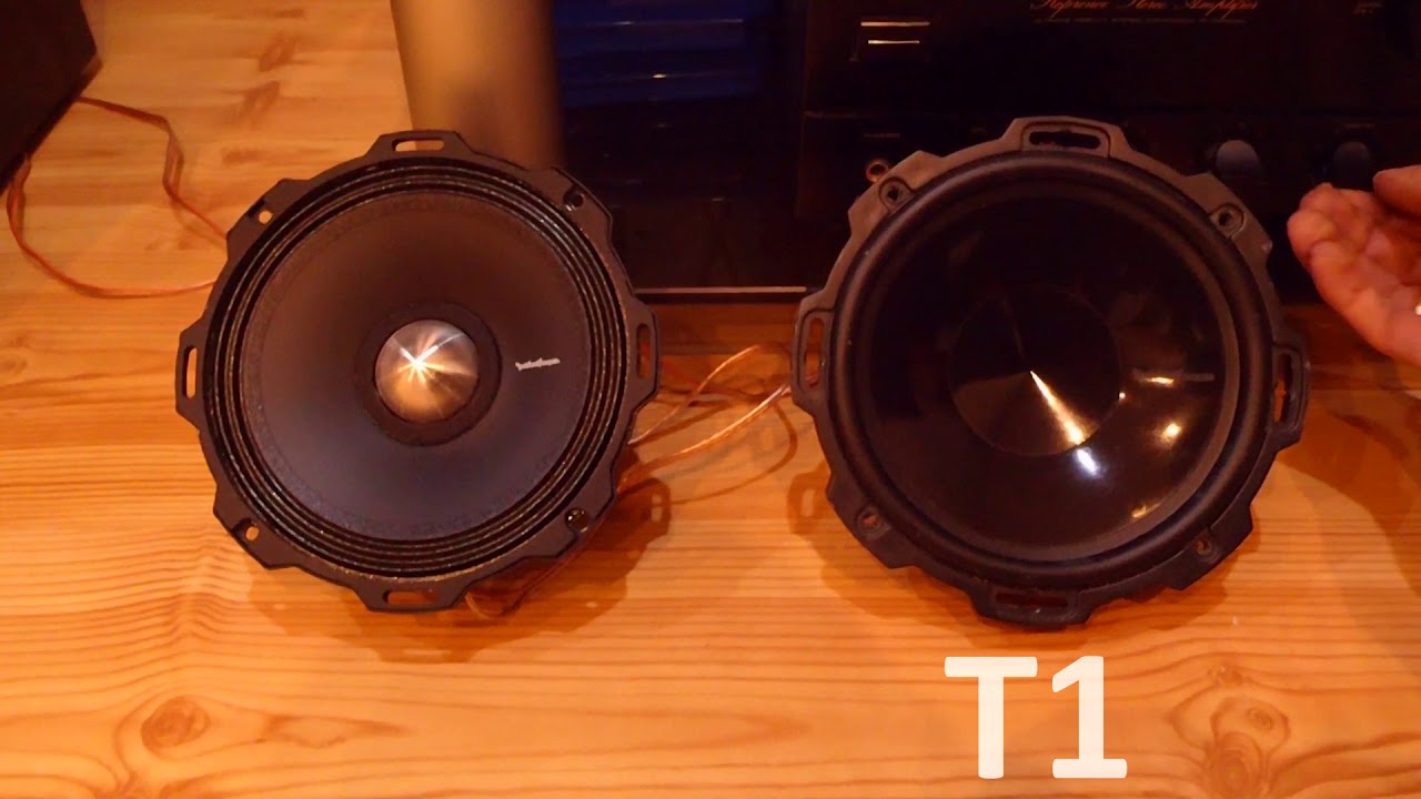 Rockford PPS4-6 vs T1652s mid-woofer #sound quality test