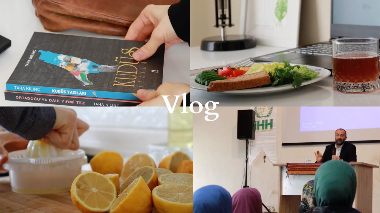Sessiz Vlog || kabaklı omlet, seminer, alışveriş, dolapta sebze saklama...
