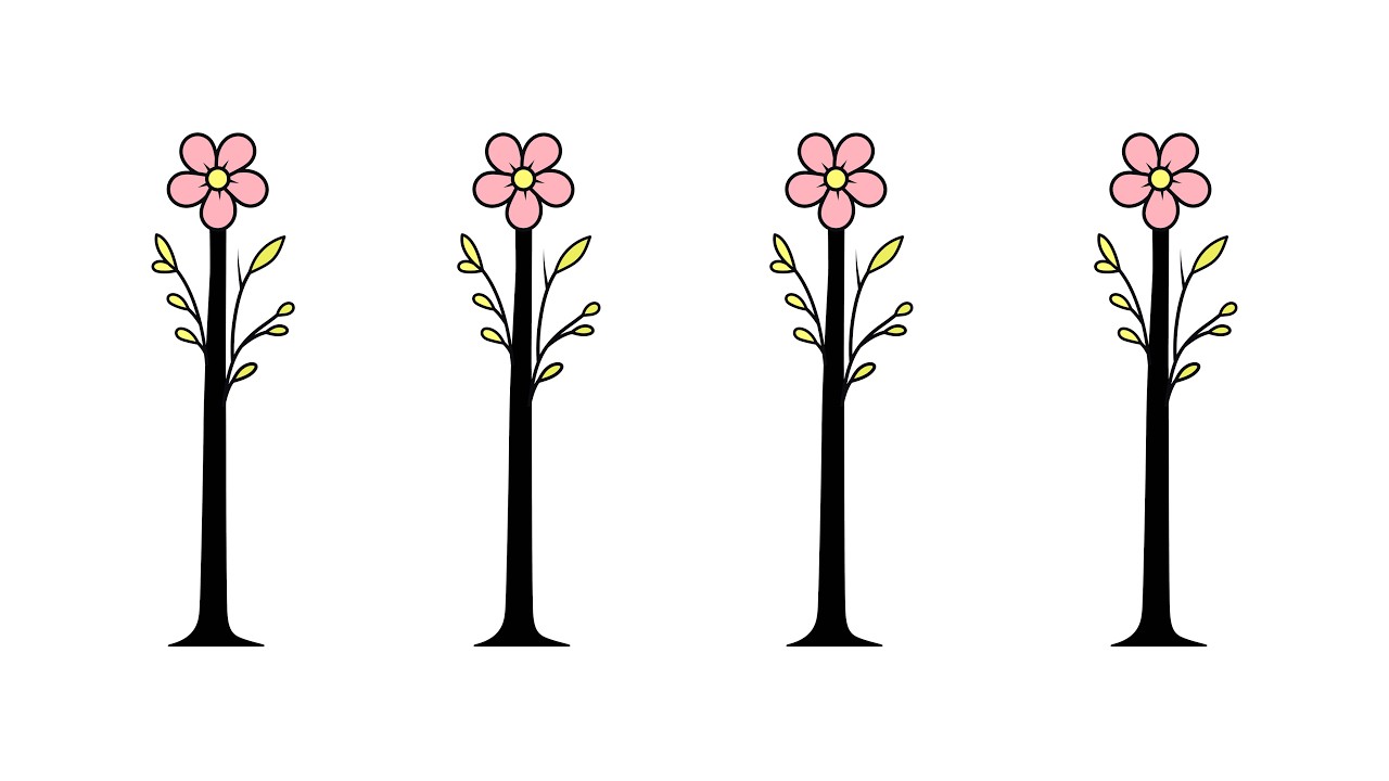 Minimal Floral Tree Artwork | Clean & Modern Design