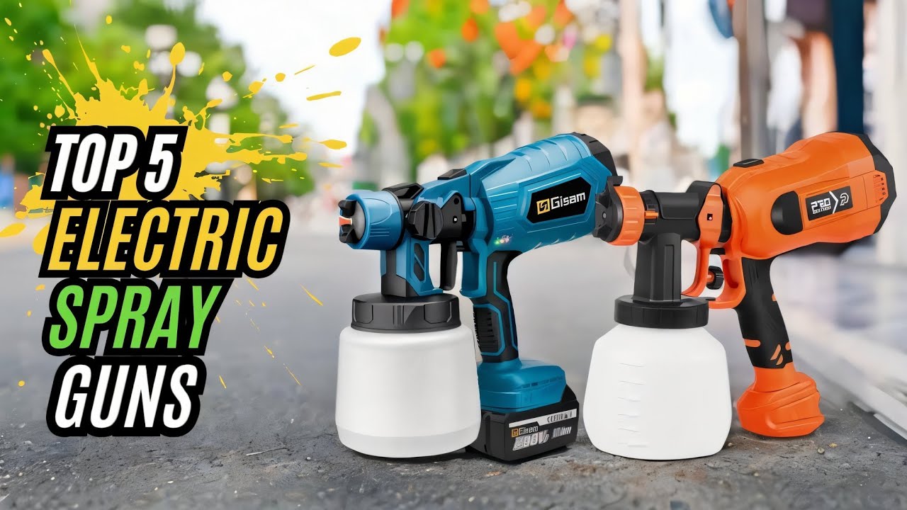 Top 5 Best Electric Spray Guns | Perfect for DIY and Professional Painting!