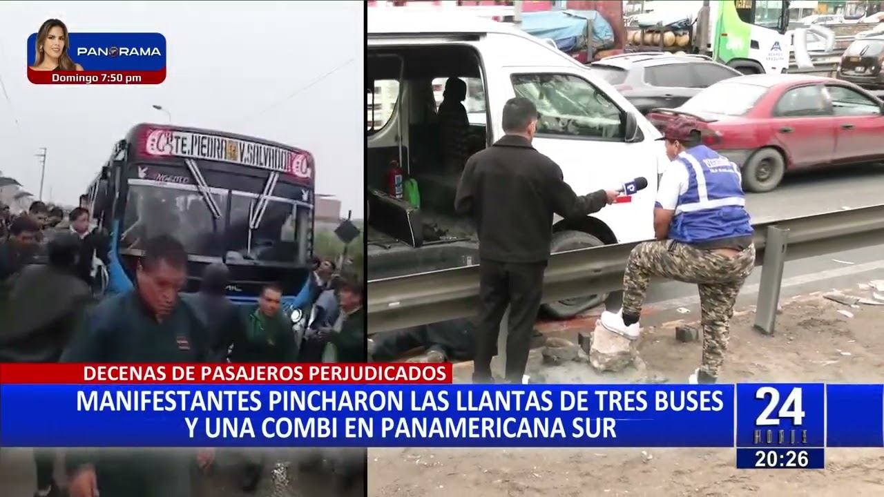 Protestas en Lima Sur: transportistas y Generación Z marcharon hacia el Congreso