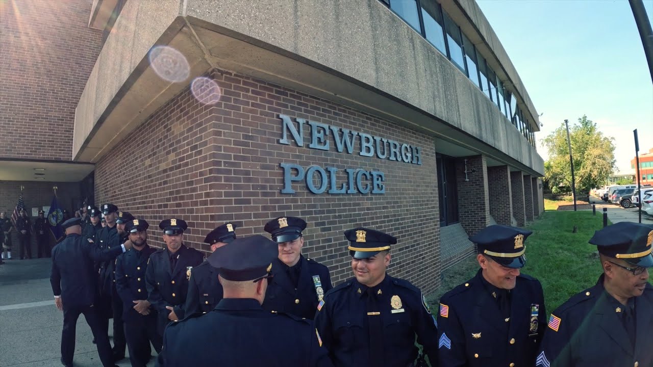 City of Newburgh Police retirement walkout 2023