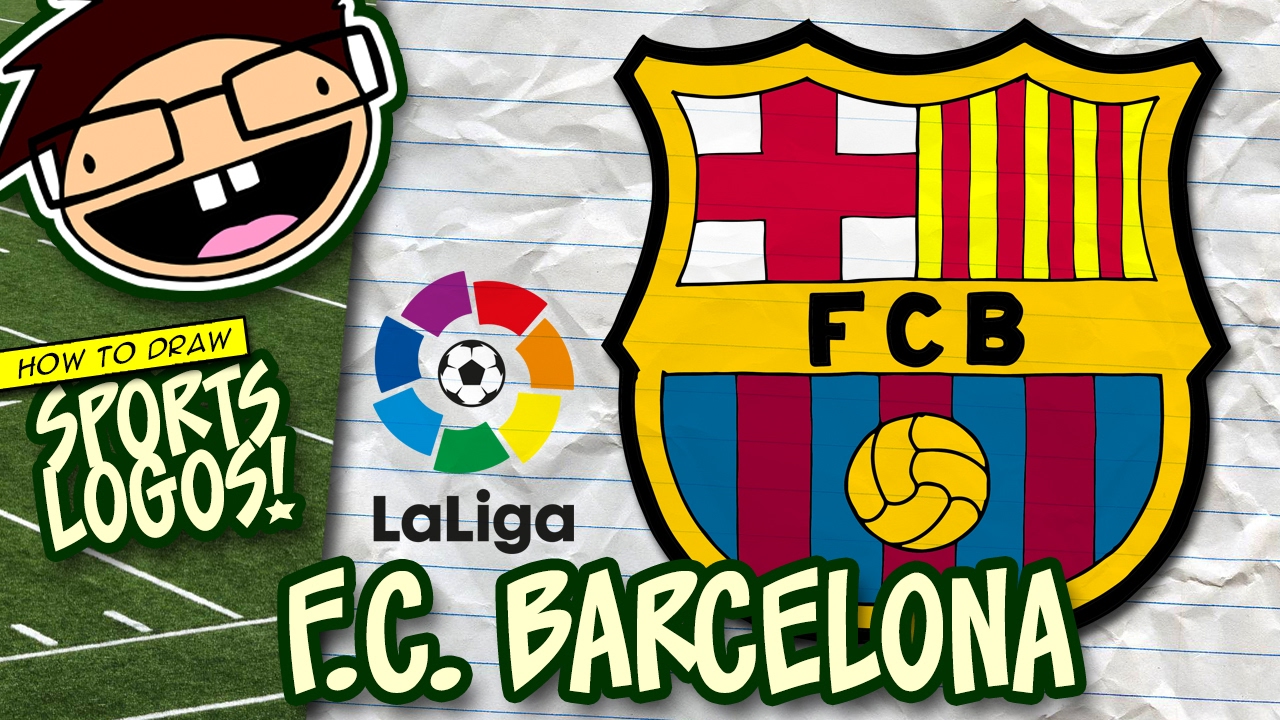 How to Draw F.C. BARCELONA Logo (La Liga) | Narrated Easy Step-by-Step Tutorial