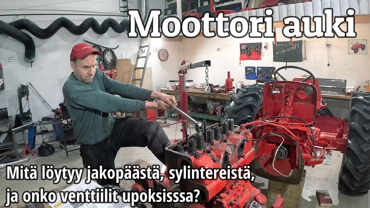 Valmet 565.2 - Moottorin purku #1/2 | Koneremontti alkaa