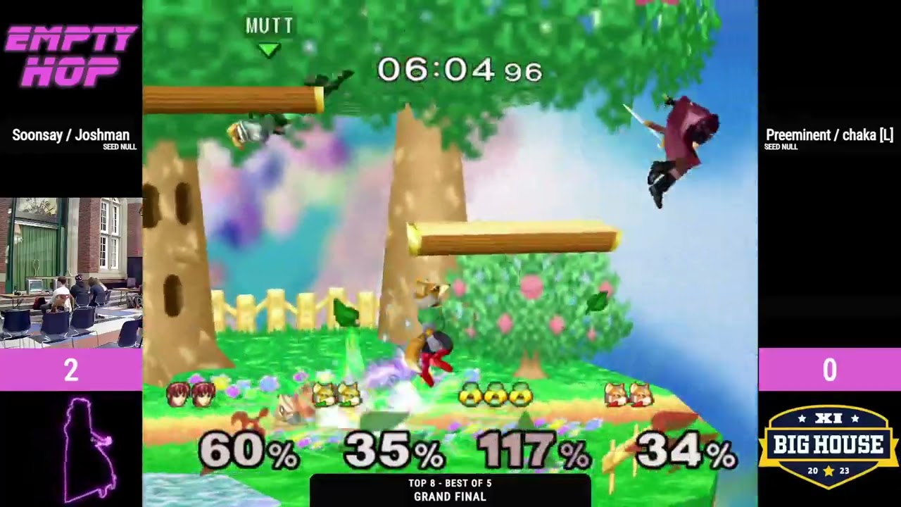 Preeminent/chaka vs. Soonsay/Joshman - Melee Doubles Grand Final - Empty Hop