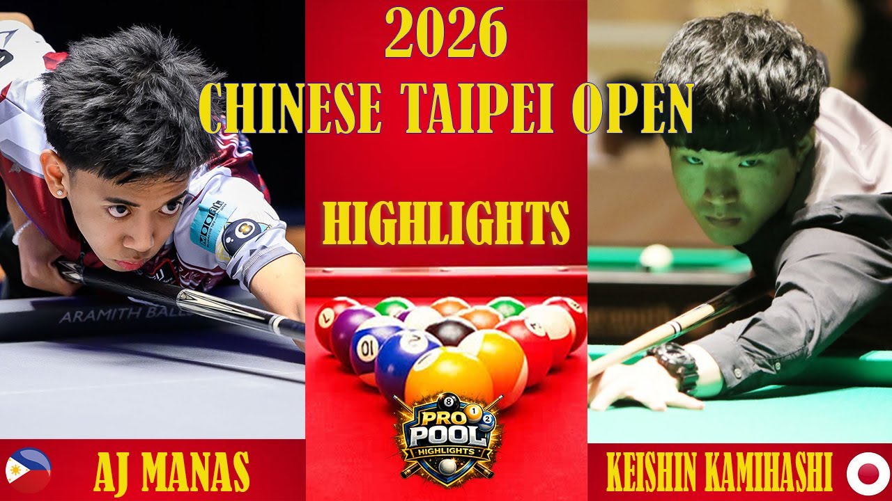 HIGHLIGHTS🏆AJ Manas vs Keishin Kamihashi🔥 2026 CHINESE TAIPEI OPEN