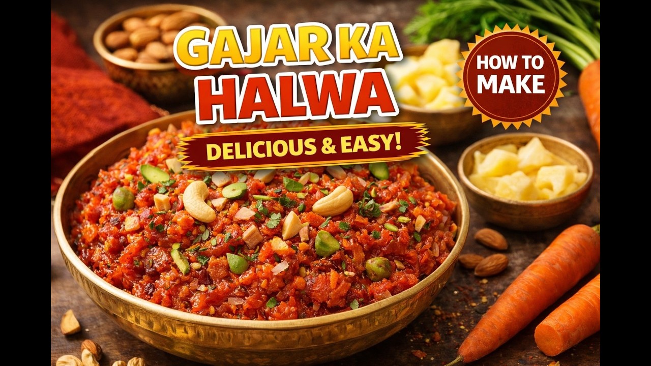 How to Make Gajar Ka Halwa | Easy Carrot Halwa Recipe at Home#youtubeshorts#food #vegfood#recipe