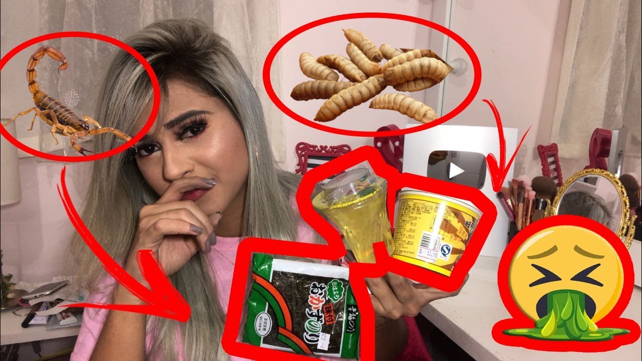 EXPERIMENTANDO COMIDA JAPONESA - VOMITEI?