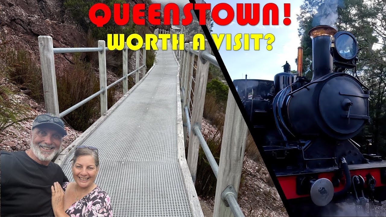 Towing on winding steep roads to see the West coast wilderness railway and fascinating history.
