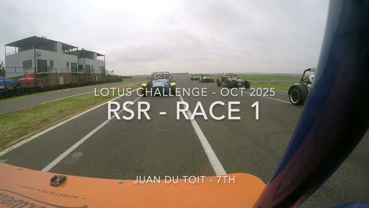 2025 October Redstar Juan Du Toit GoPro Rear Cam Race 1