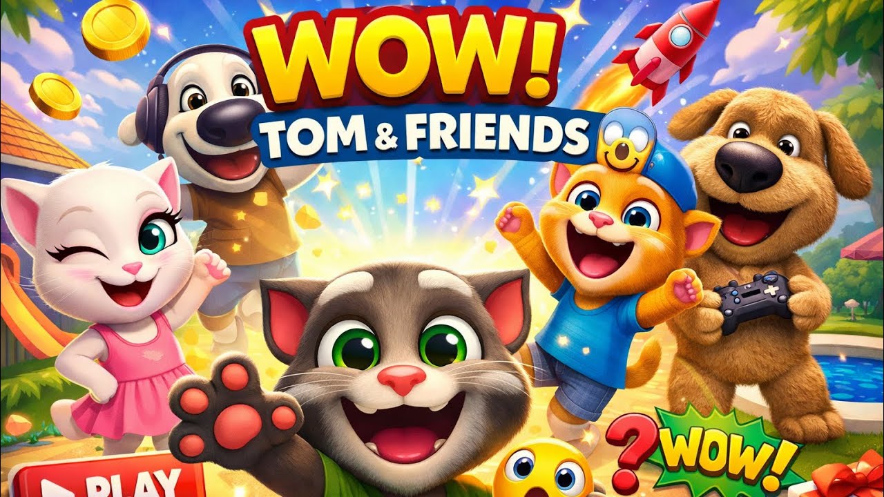 My Talking Tom Friends – Fun Adventure! 😍 #mytalkingtomfriends  #shorts #short 