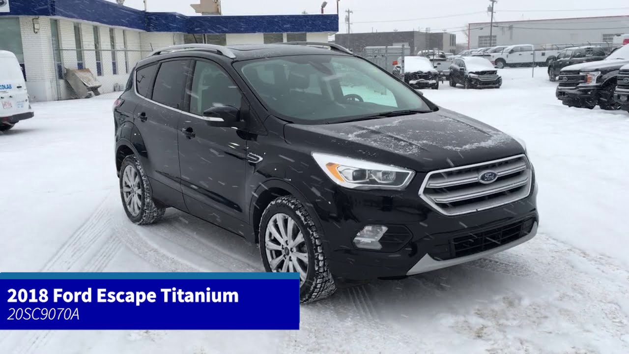 2018 Ford Escape Titanium | General Features Quick Tour | Edmonton