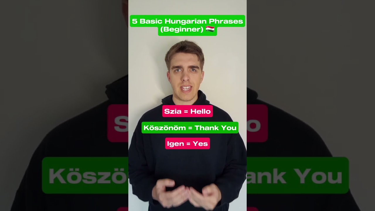 5 Essential Hungarian Words 🇭🇺