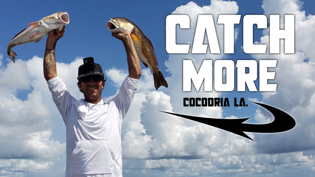 How to Catch RED Fish in the Marsh of cocodrie Louisiana