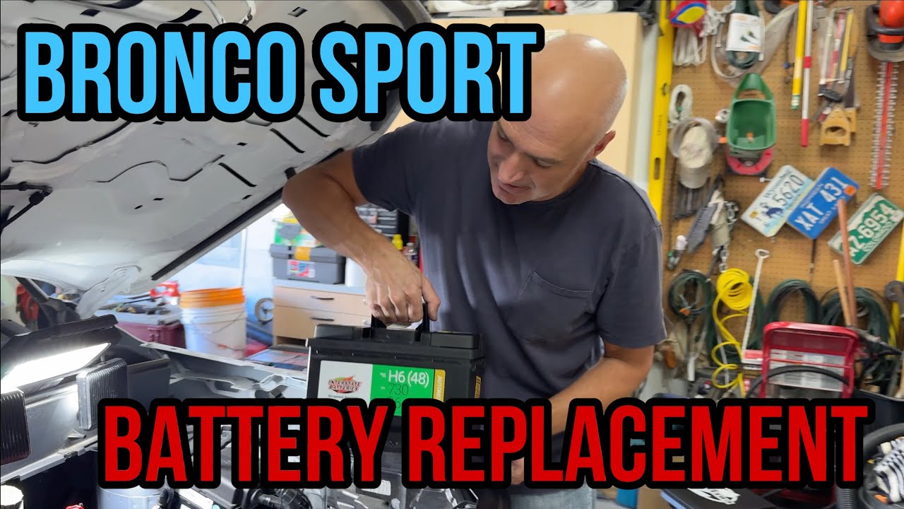 How to replace the battery in the 2021 Ford Bronco Sport