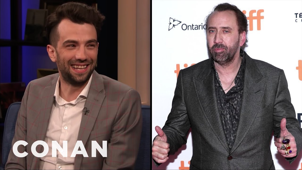 Nicolas Cage Drew Jay Baruchel A Picture Of His Dreams | CONAN on TBS