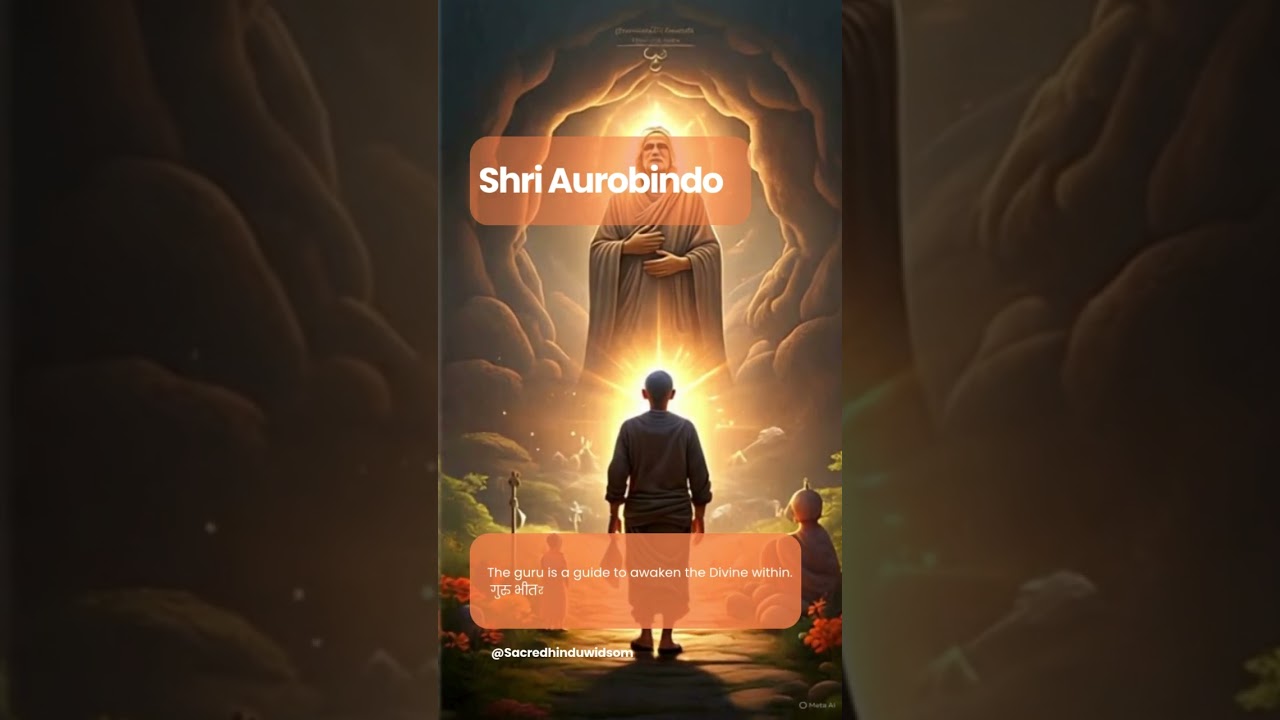 The guru guides you to your inner Divine. #InnerDivine #Receptivity #sacredhindiwisdom
