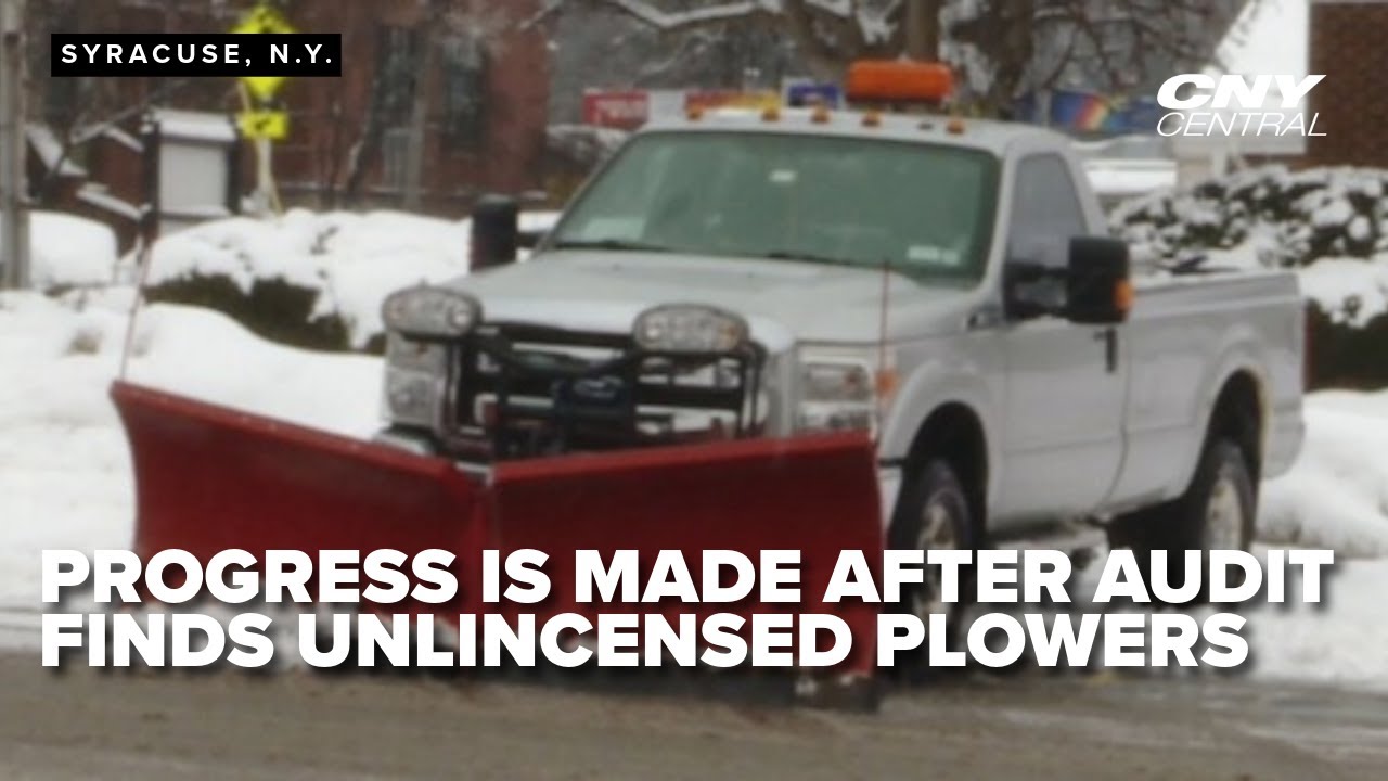Syracuse snow plow operators unlicensed, companies begin filing paperwork