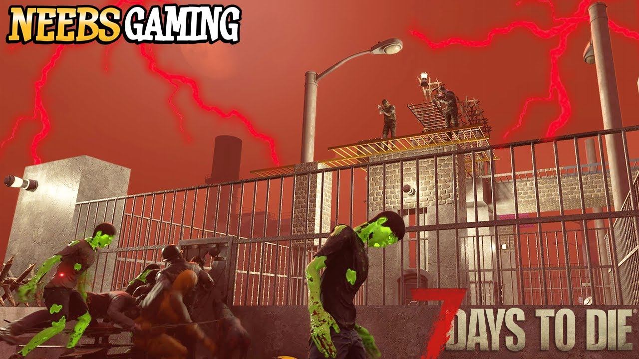 Horde Base At The Sewers - 7 Days To Die 1.0