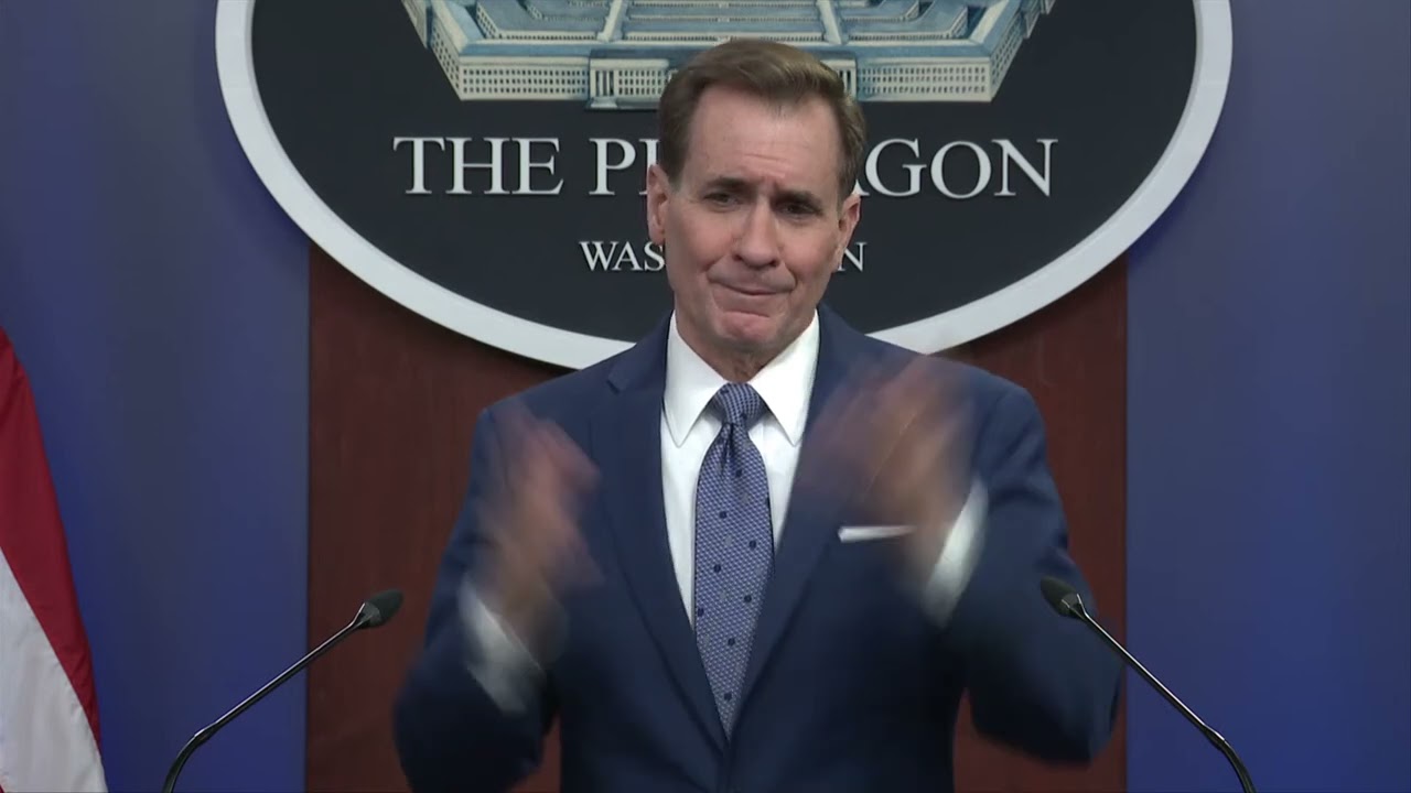 WATCH: Pentagon press secretary John Kirby holds news briefing