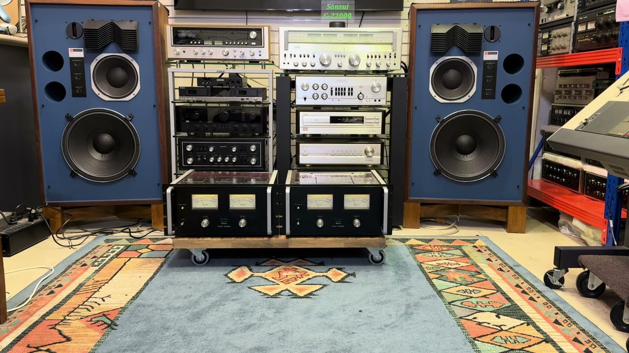 JBL 4344 Driven by Sansui BA-5000 | St. James Infirmary – Hans Theessink