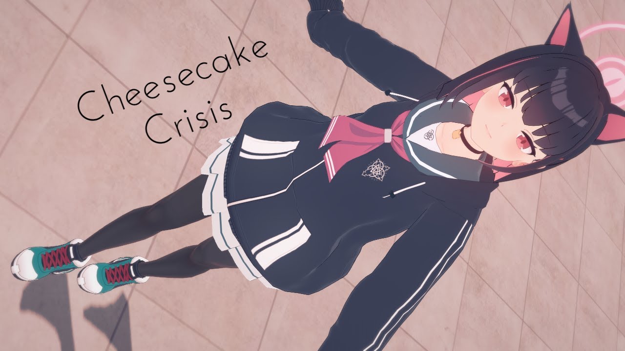 [ブルアカMMD] カズサ×チーズケーキクライシス