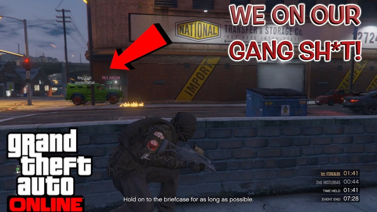 WE ON OUR GANG SH*T lol! ( PART 2  OF GTA 5 ONLINE GAMEPLAY)