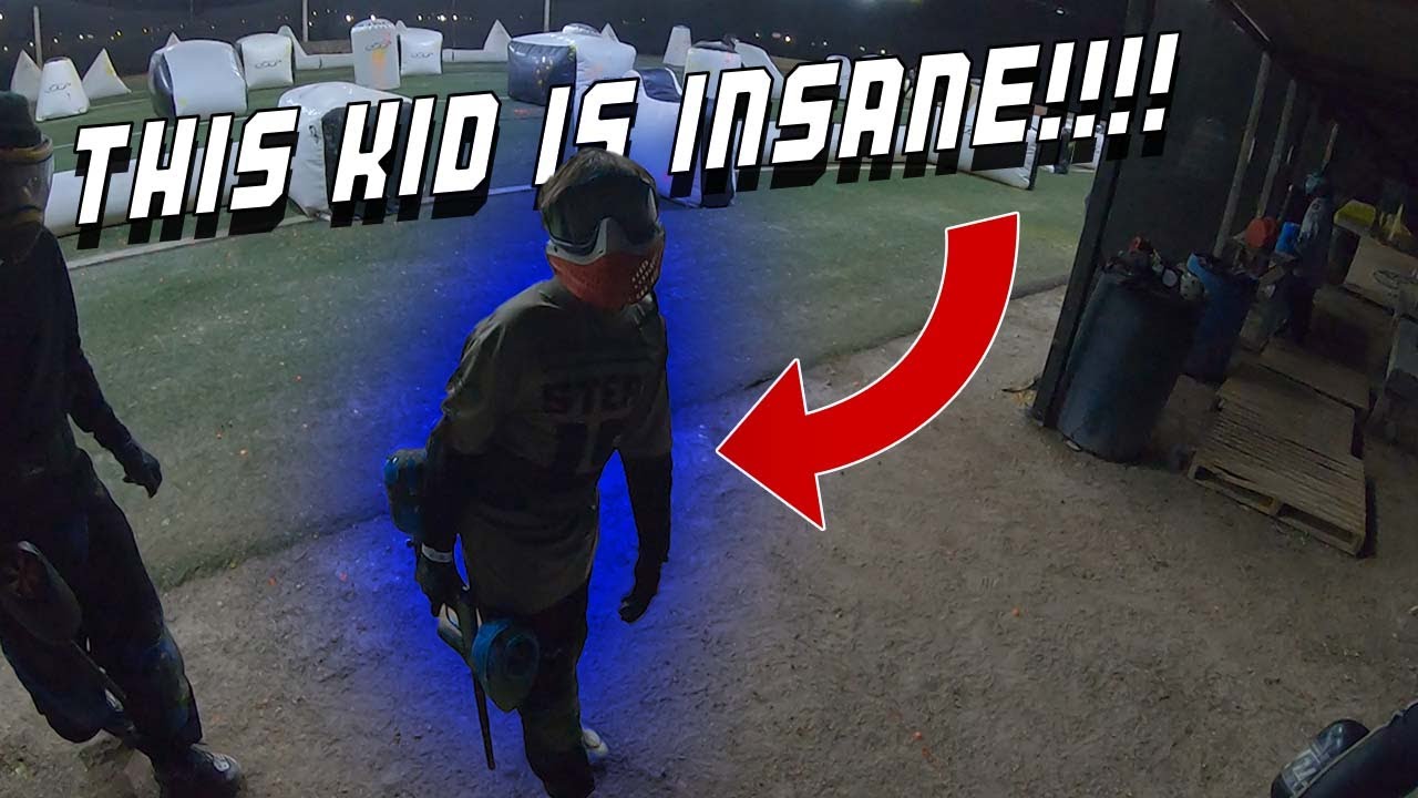 This Kid is Crazy Good at Paintball | AZ Battlezone Night-ball EP: 2