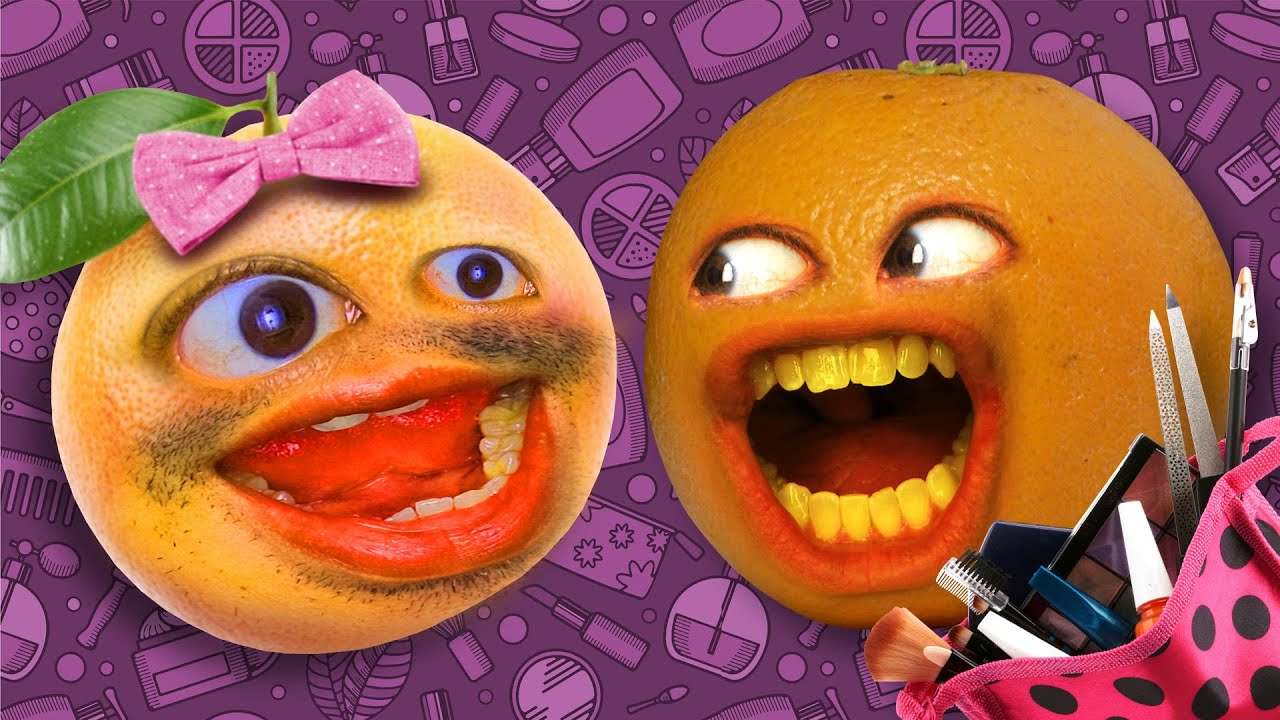 Annoying Orange - Making My Sister Ugly Challenge