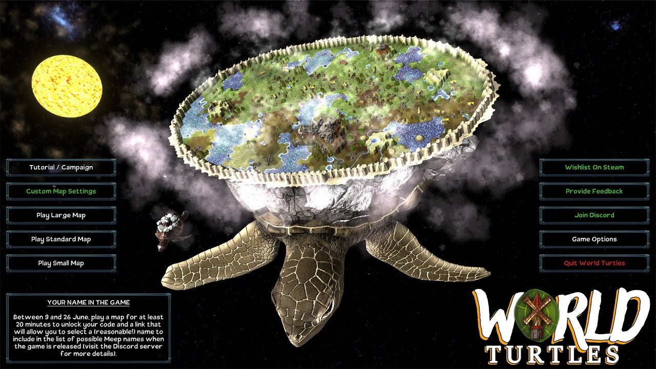 World Turtles - Space Village Building ON A TURTLE
