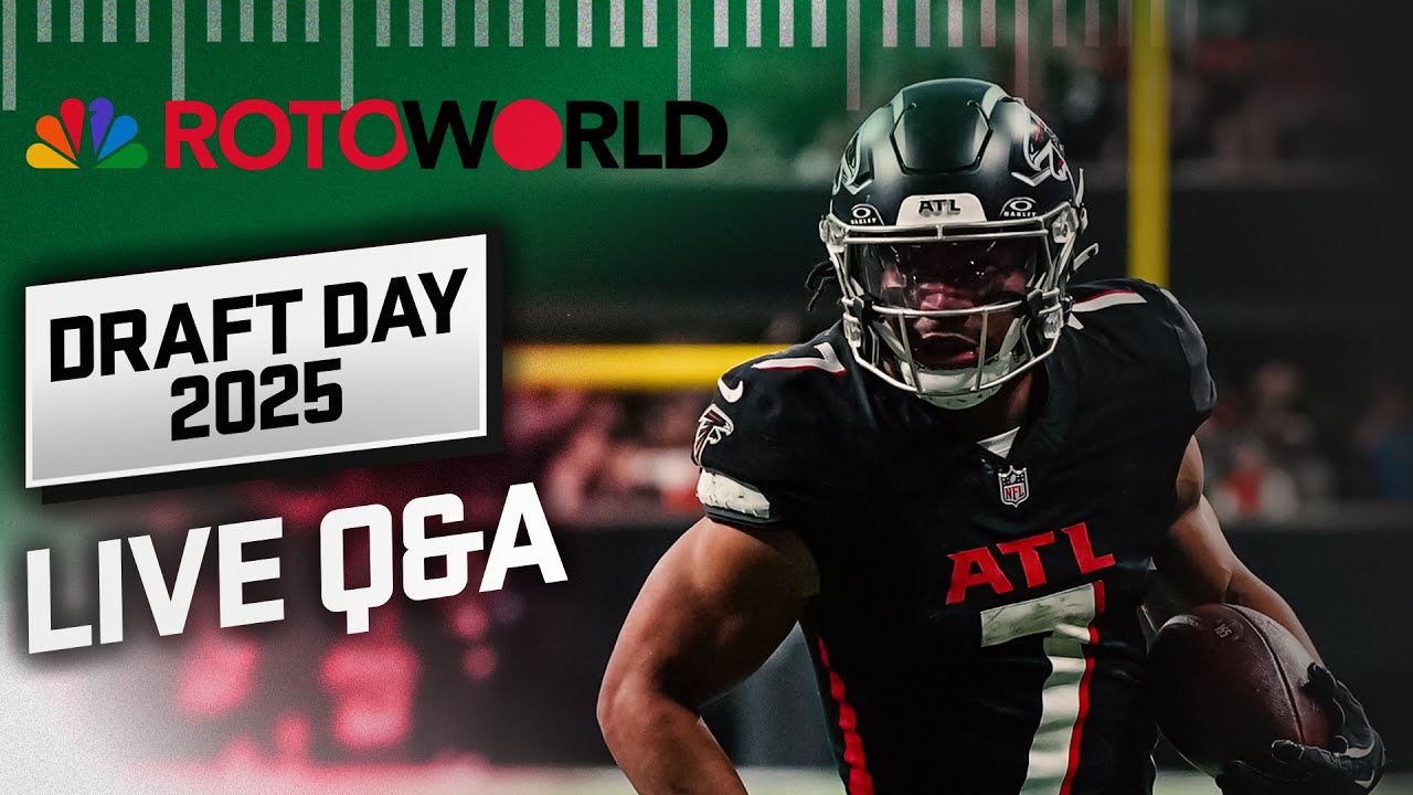 Rotoworld Football Show Q&A with RotoPat and Denny Carter | Rotoworld Draft Day | NFL on NBC