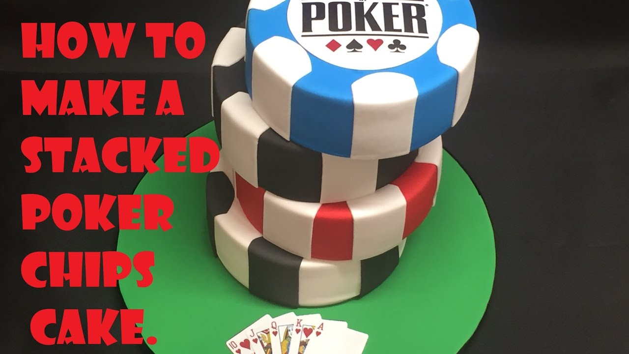 Poker chips cake tutorial