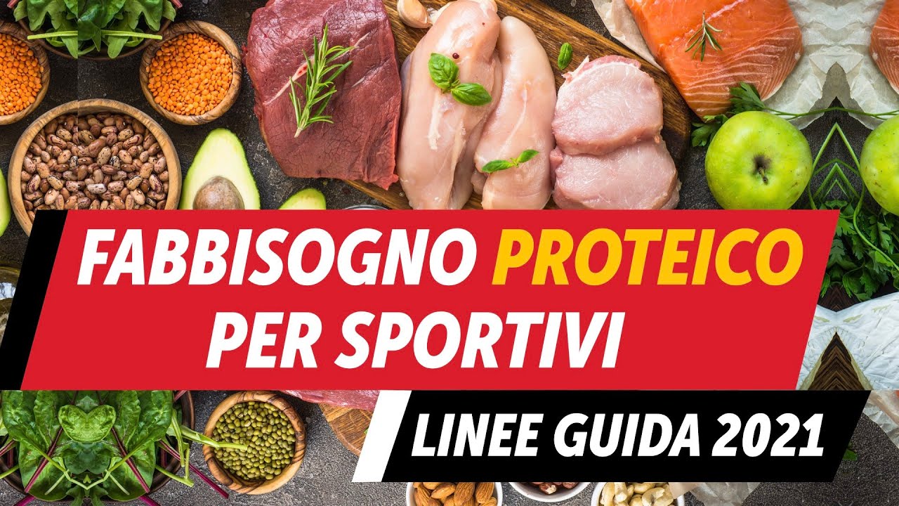 Fabbisogno proteico per sportivi: 2021