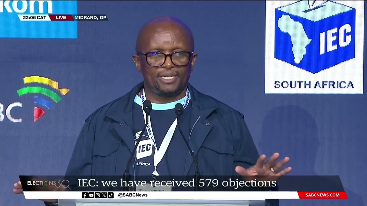2024 Elections | IEC Chairperson Mosotho Moepya briefs the media