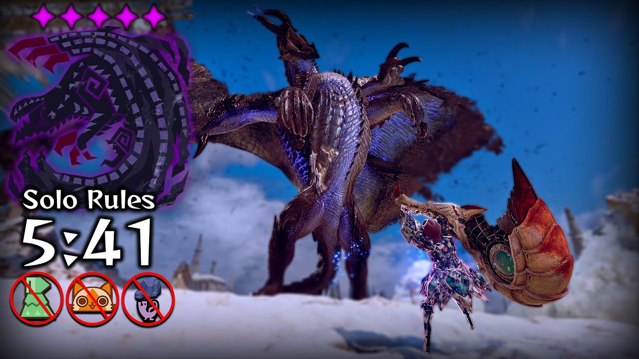 5✦ Tempered Gore Magala Vs. Hammer - 個体値MAX 歴戦ゴア・マガラ ハンマー ソロ【MHWilds】