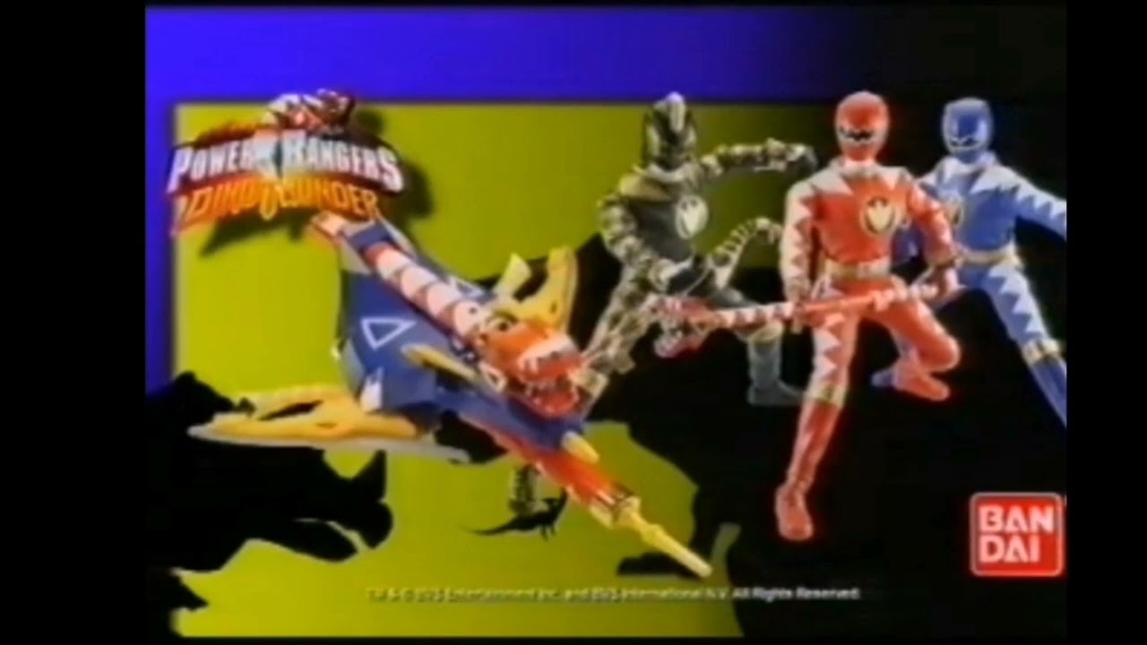 UK Bandai Power Rangers Dino thunder Toy commercials