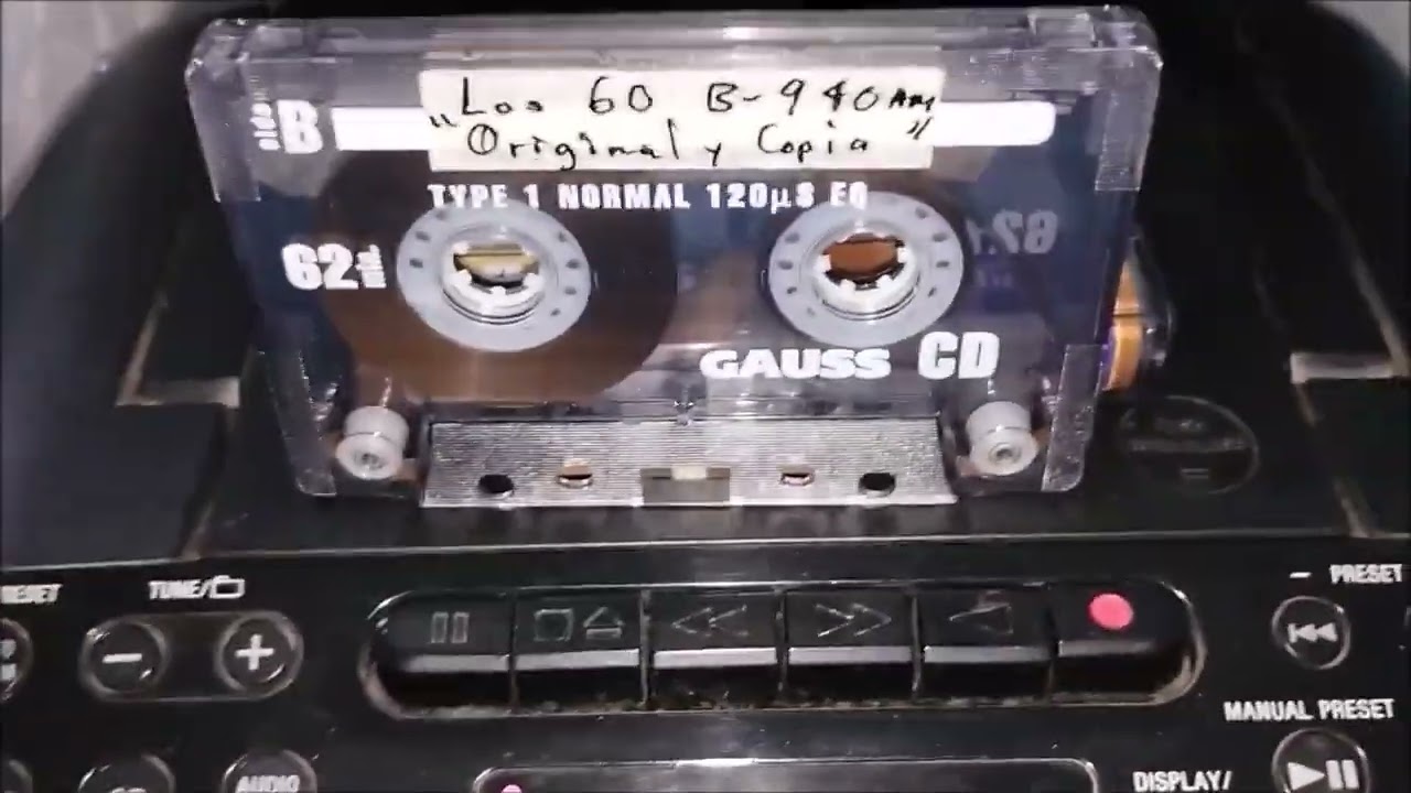 RECORDANDO XEQ BÉSAME 940 AM / LOS 60 CON RUBEN MERCADO RIVAS 2006 / LA RADIO EN MÉXICO / CASSETTE