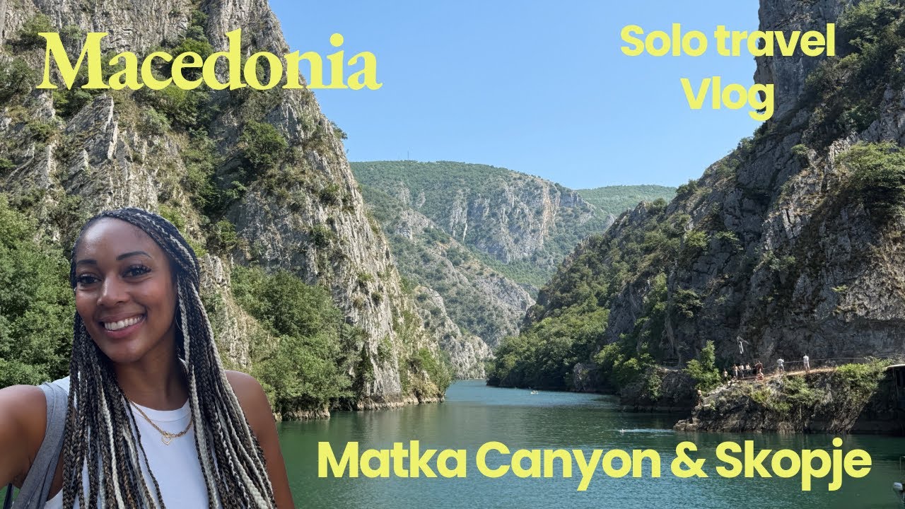 Skopje, Macedonia in 48 hours | Matka Canyon & City Tour | Solo Travel Vlog 🇲🇰