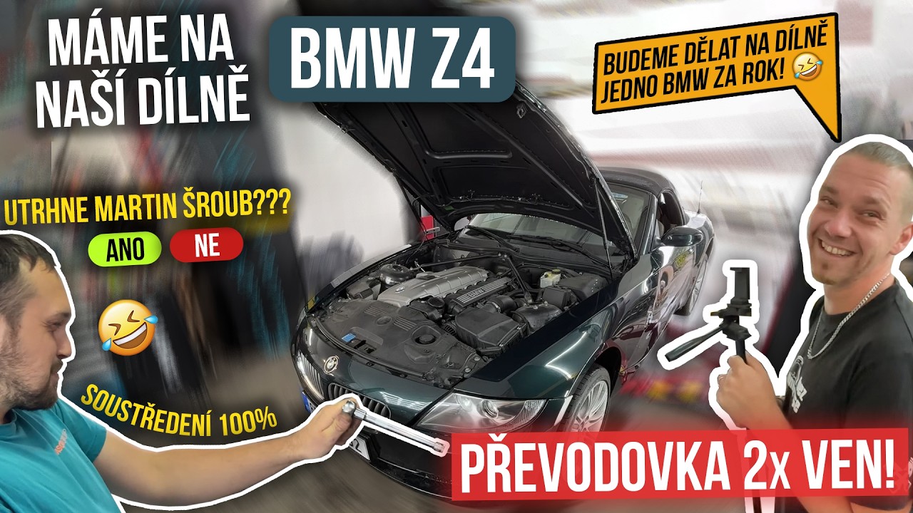 Cože? BMW Z4 na dílně a větší oprava 🔧Tohle neznamená že opravujeme BMW! #bezkomprese