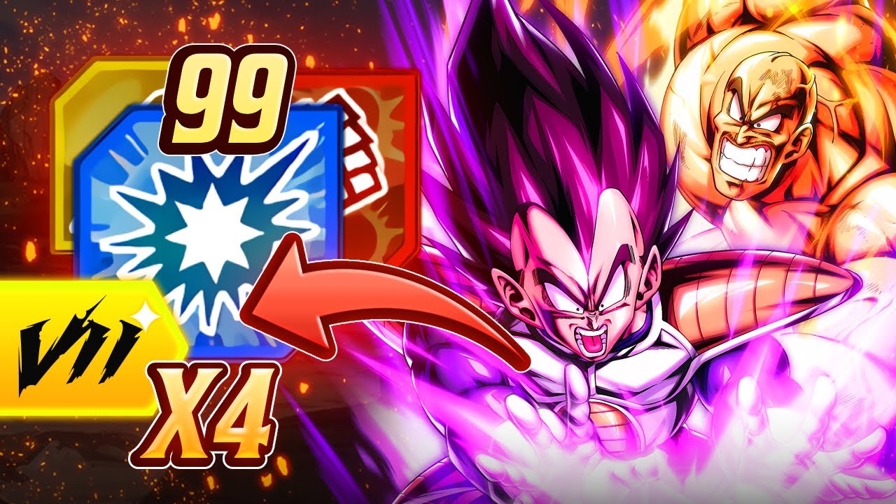 🥶¿PERO QUE DAÑO ES ESTE? ARTES al MÁXIMO y X4 ZENKAI NAPPA REVIVAL VEGETA Dragon Ball Legends
