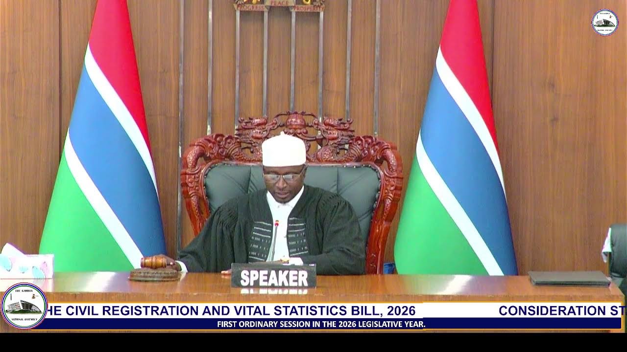 FIRST ORDINARY SESSION IN THE 2026 LEGISLATIVE YEAR.
