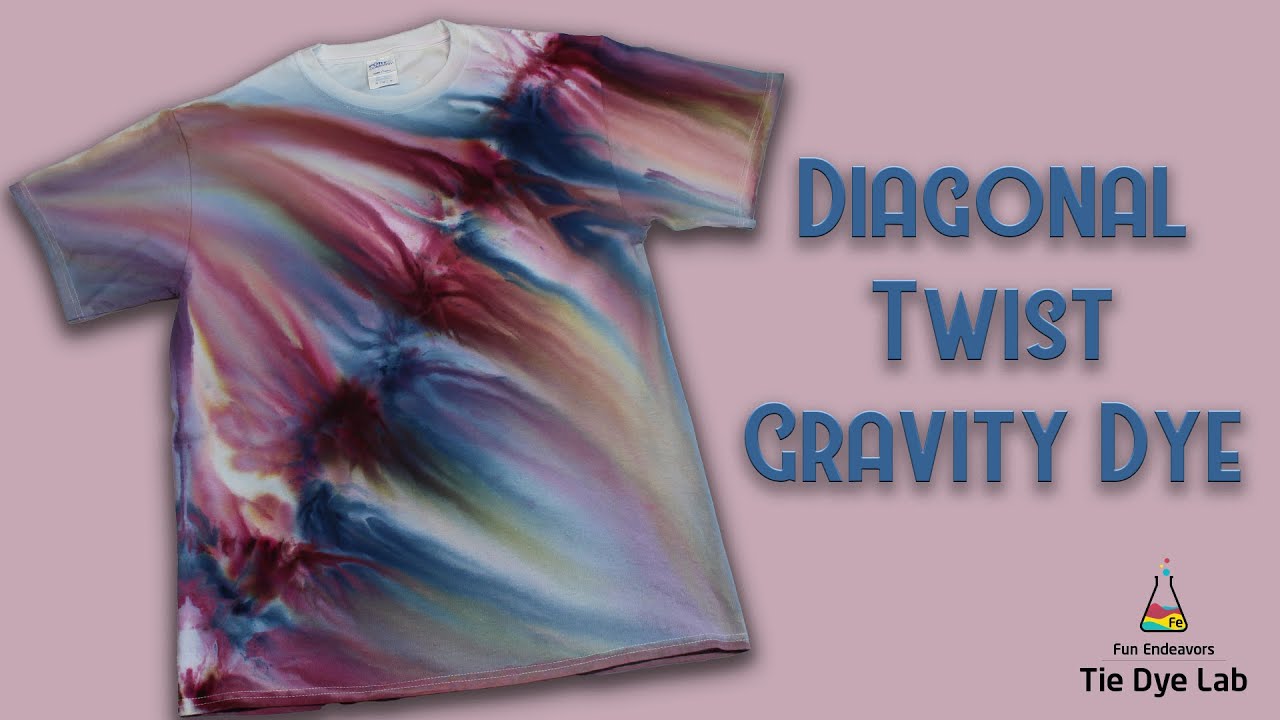 Tie Dye Designs :  Twist Gravity Ice Dye T-shirt