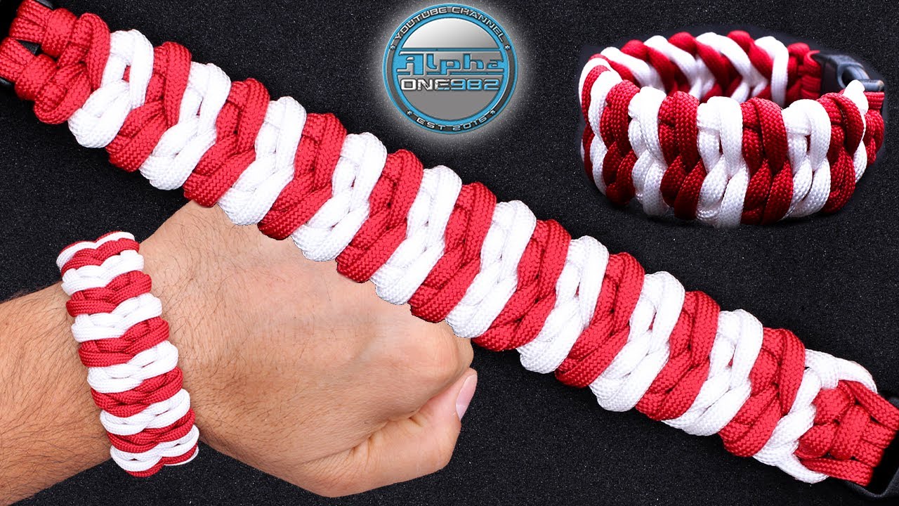 How to Make Paracord Bracelet Cupid’s Belt Knot Tutorial DIY Paracord