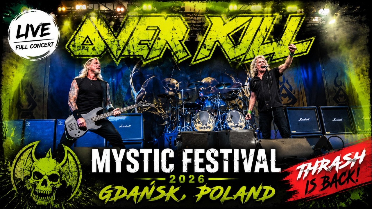 OVERKILL Live at Mystic Festival 2026 | Gdańsk, Poland