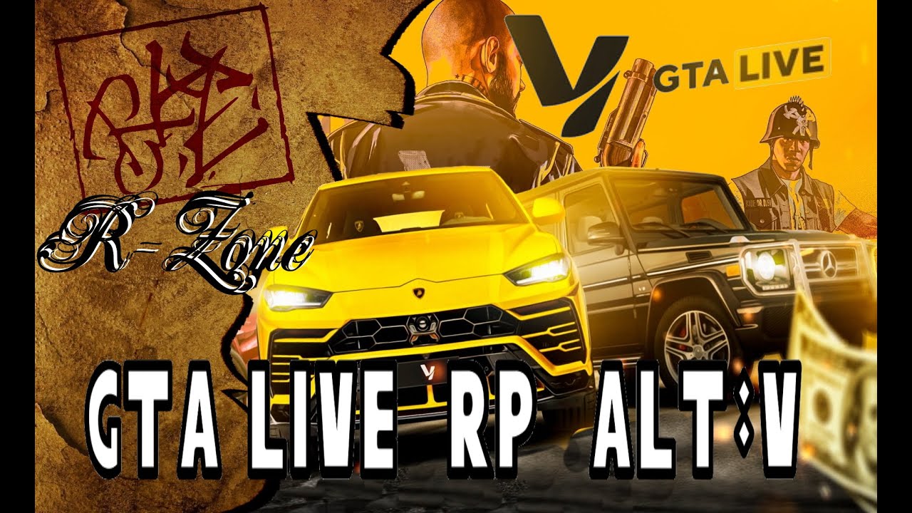 GTA LIVE  RP.  alt:V. ОБЗОР геймплей R-Zone Game TV игры  прохождение на русском