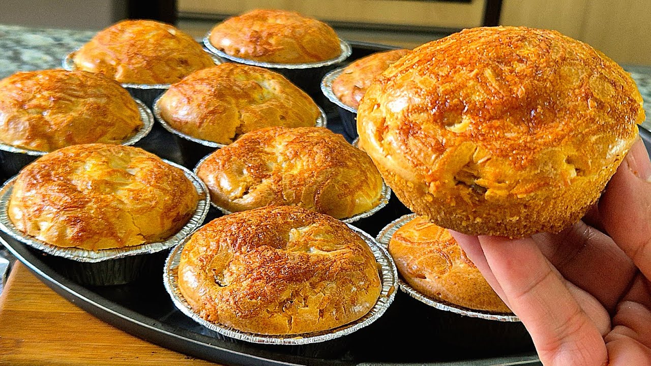 TORTINHAS DE FRANGO seu lanche pronto PRA SEMANA INTEIRA a MELHOR MASSA
